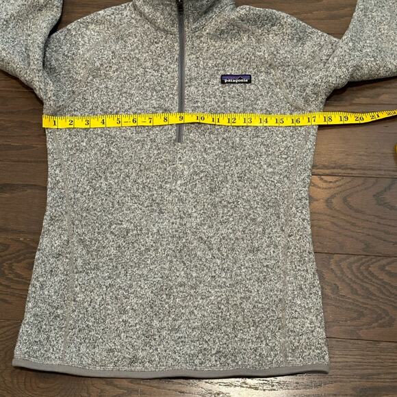 Patagonia Woman’s Better Sweater Gray Birch l 1/4 Zip Fleece Pullover Size XS - Picture 6 of 7